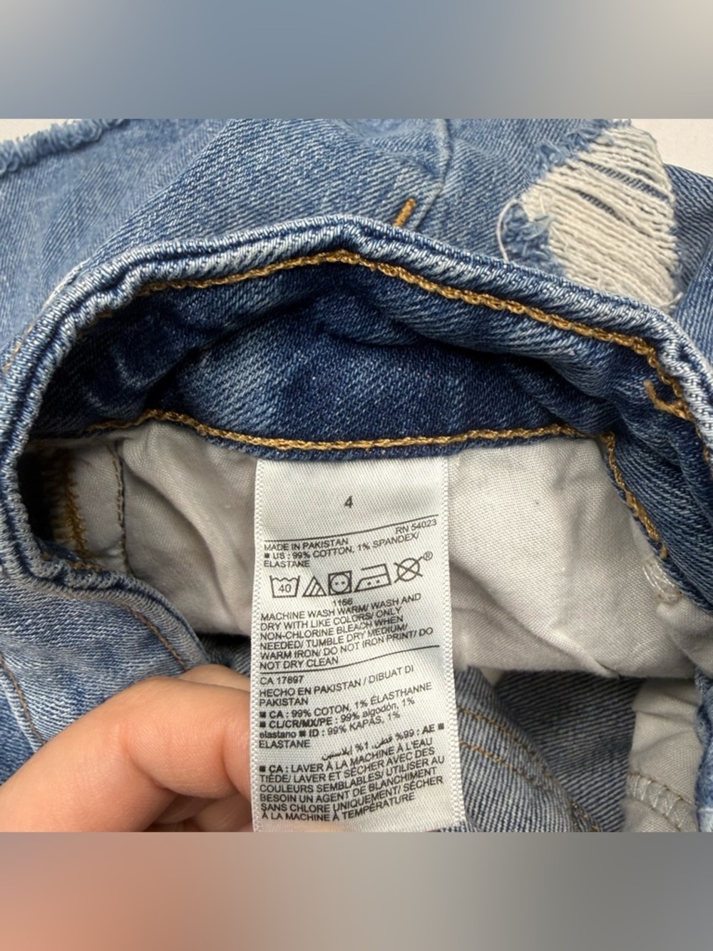 OG High Rise Short Size 4 - Old Navy - Picture 13 of 16